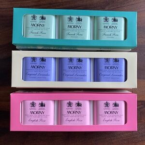 Vintage Morny English Perfumed Fine Soap French Fern Lavender English Rose NEW